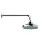 6 Inch Rain Shower Head With Arm, Chrome