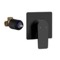 Matte Black Wall Mounted Shower Mixer, Rough-In Valve Included