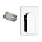 Wall-Mounted Built-In Shower Mixer, Rough-In Valve Included