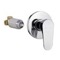 Built-In Wall Mounted Shower Mixer, Rough-In Valve Included
