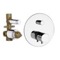 Built-in Thermostatic Diverter with Single Lever, Rough-In Valve Included