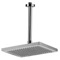 10 Inch Ceiling Mount Rain Shower Head With Arm, Chrome