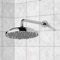 9 Inch Rain Shower Head With Arm, Chrome