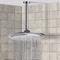 10 Inch Ceiling Mount Rain Shower Head With Arm, Chrome