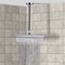 9 Inch Ceiling Mount Rain Shower Head With Arm, Chrome