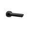 Round Matte Black Tub Spout
