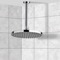 8 Inch Ceiling Mount Rain Shower Head With Arm, Chrome
