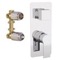 Tub and Shower Faucet Set with Handheld and Rain Shower Head