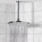 8 Inch Ceiling Mount Rain Shower Head With Arm, Chrome