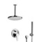 Ceiling Rain Shower System with Handheld, Rain Shower Head, Shower Faucet Set