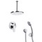 Ceiling Rain Shower System with Handheld, Rain Shower Head, Shower Faucet Set