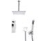 Ceiling Rain Shower System with Handheld, Rain Shower Head, Shower Faucet Set
