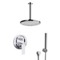 Ceiling Rain Shower System with Handheld, Rain Shower Head, Shower Faucet Set
