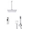 Ceiling Rain Shower System with Handheld, Rain Shower Head, Shower Faucet Set