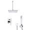 Ceiling Rain Shower System with Handheld, Rain Shower Head, Shower Faucet Set