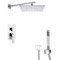 Rain Shower System with Handheld, Rain Shower Head, Shower Faucet Set