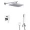 Rain Shower System with Handheld, Rain Shower Head, Shower Faucet Set