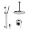 Ceiling Rain Shower System with Handheld, Rain Shower Head, Shower Faucet Set