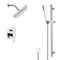 Rain Shower System with Handheld, Rain Shower Head, Shower Faucet Set