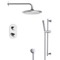 Thermostatic Rain Shower System with Handheld, Rain Shower Head, Shower Faucet Set