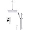 Ceiling Rain Shower System with Handheld, Rain Shower Head, Shower Faucet Set