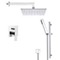 Rain Shower System with Handheld, Rain Shower Head, Shower Faucet Set