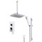 Ceiling Rain Shower System with Handheld, Rain Shower Head, Shower Faucet Set