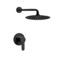 Matte Black Rain Shower Faucet Set, Rain Shower Head, Shower Faucet