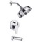 Tub and Shower Faucet Set with Rain Shower Head