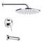 Tub and Shower Faucet Set with Rain Shower Head