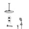 Tub and Shower Faucet Set with Handheld and Ceiling Rain Shower Head