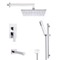 Tub and Shower Faucet Set with Handheld and Rain Shower Head