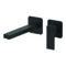 Matte Black Single Handle Wall Mounted Bathroom Faucet