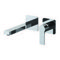 Chrome Single Handle Wall Mounted Bathroom Faucet
