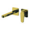 Brushed Gold Single Handle Wall Mounted Bathroom Faucet