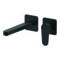 Matte Black Single Handle Wall Mounted Bathroom Faucet