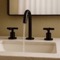 Matte Black Widespread Bathroom Faucet