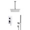 Ceiling Rain Shower System with Handheld, Rain Shower Head, Shower Faucet Set