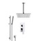 Ceiling Rain Shower System with Handheld, Rain Shower Head, Shower Faucet Set