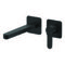 Matte Black Single Handle Wall Mounted Bathroom Faucet