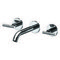 Chrome Wall Mounted Widespread Bathroom Faucet
