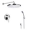 Rain Shower System with Handheld, Rain Shower Head, Shower Faucet Set