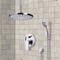 Ceiling Rain Shower System with Handheld, Rain Shower Head, Shower Faucet Set