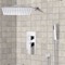Rain Shower System with Handheld, Rain Shower Head, Shower Faucet Set