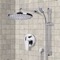 Rain Shower System with Handheld, Rain Shower Head, Shower Faucet Set
