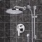 Rain Shower System with Handheld, Rain Shower Head, Shower Faucet Set