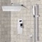 Rain Shower System with Handheld, Rain Shower Head, Shower Faucet Set