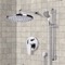 Rain Shower System with Handheld, Rain Shower Head, Shower Faucet Set