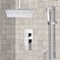 Ceiling Rain Shower System with Handheld, Rain Shower Head, Shower Faucet Set