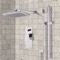 Rain Shower System with Handheld, Rain Shower Head, Shower Faucet Set